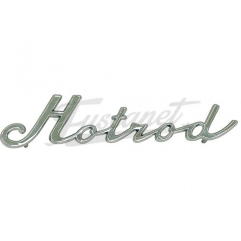 Emblema aluminio hotrod
