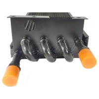 Radiador aceite racing 8 pasadas Universal, kit