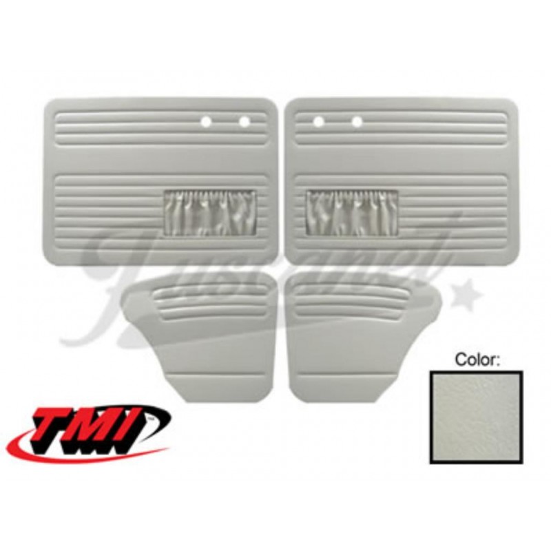 Panel de puerta crema con bolsillo 56-64 TMI