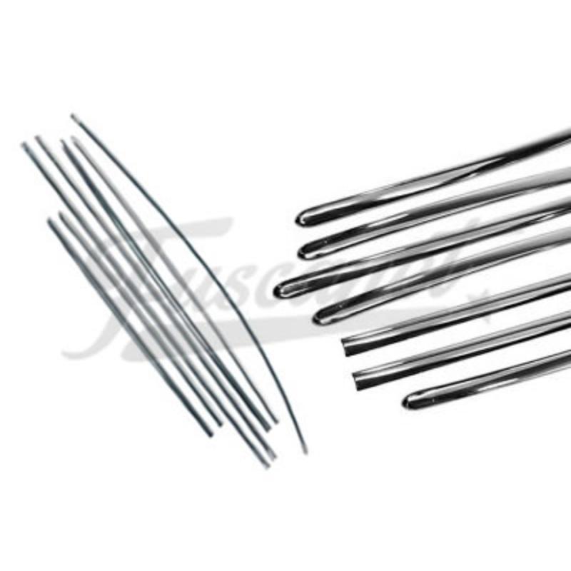 Juego molduras anchas Inox Escarabajo 63-70