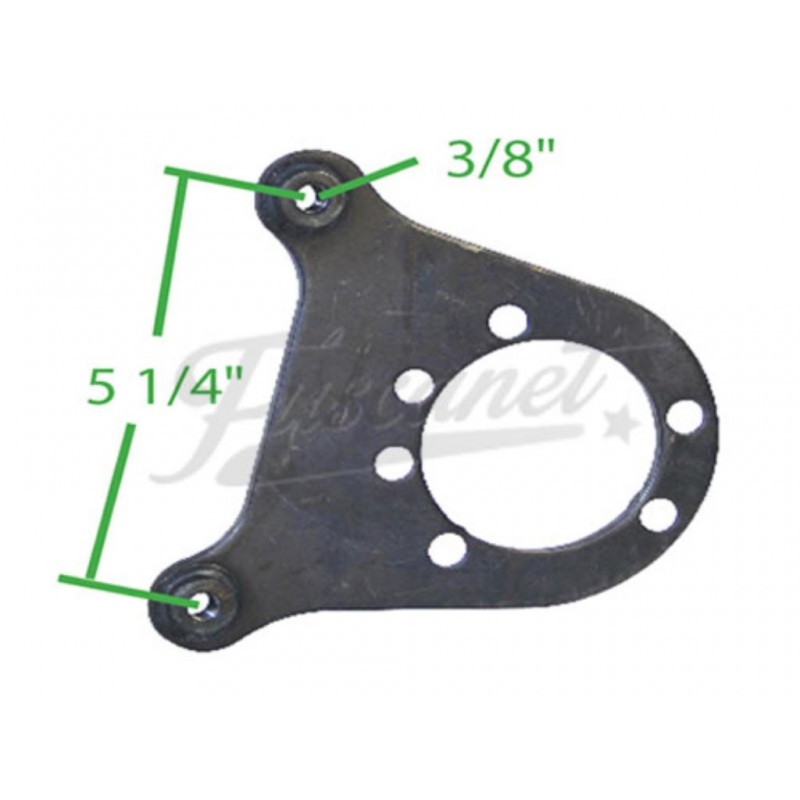 Platina para instalar mordaza freno 4 pist. delantero