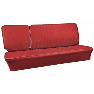 Tapizado de asiento trasero rojo Kombi 50-67 TMI