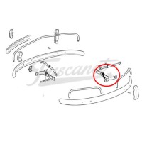 Soporte paragolpes trasero Fusca hasta 67