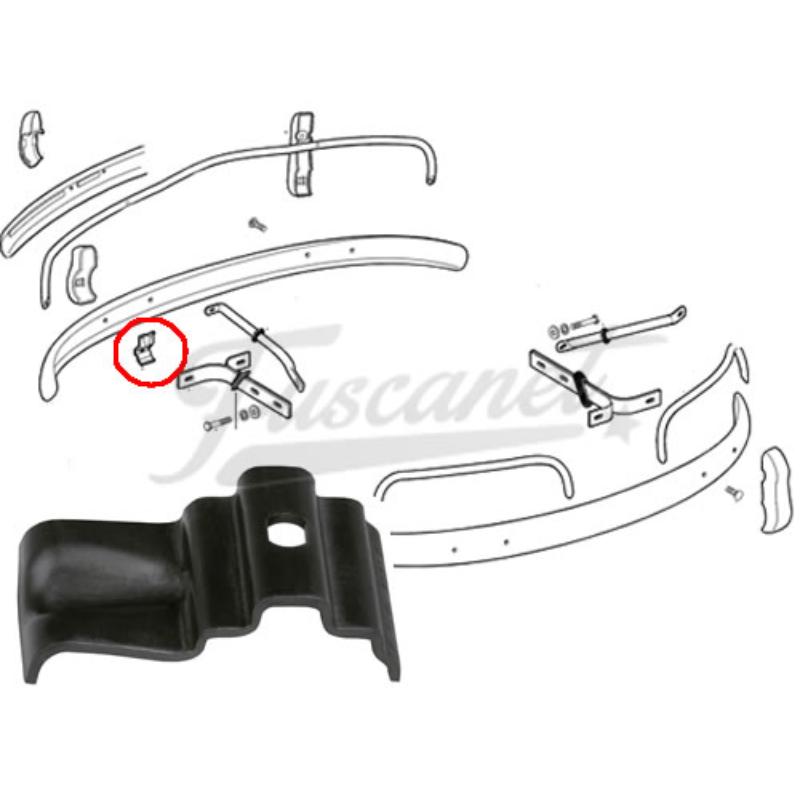 Refuerzo paragolpes Escarabajo 58-67