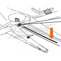 Forro tubo Flexible para cable acelerador Fusca