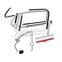 Soporte guía vidrio puerta Escarabajo Alemán 68-77