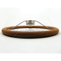 Volante Boxer 6 Tornillos VW Fusca Beige Inox 400mm 