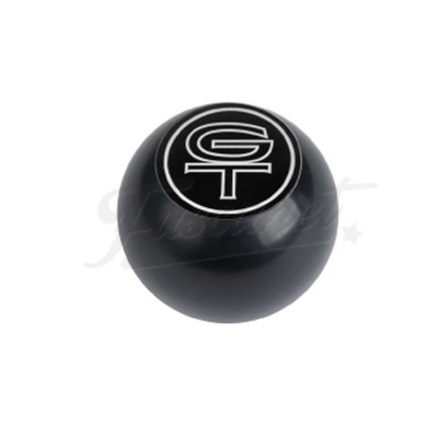 Pomo palanca 50mm emblema GT negro