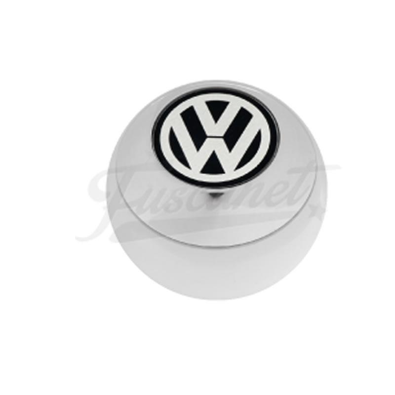 Pomo palanca lujo emblema vw blanco 54mm