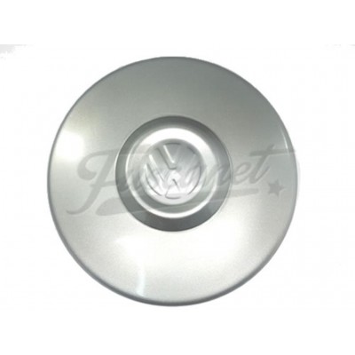 Taza de rueda plateada gris plana para Kombi y Fusca 4x130