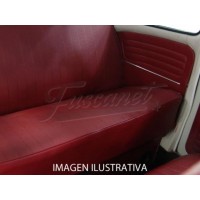 Tapas Forros Panel Puerta Rojo Turin VW Fusca ../77 