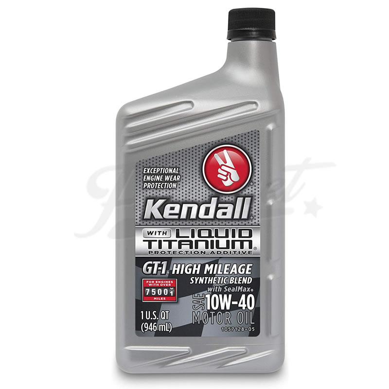 Aceite Kendall 10w40 Alto Kilometraje con Titanio Lubricante Motor Nafta