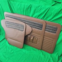 Tapas Forros Panel Puerta Marron Jacaranda VW Fusca ../77 