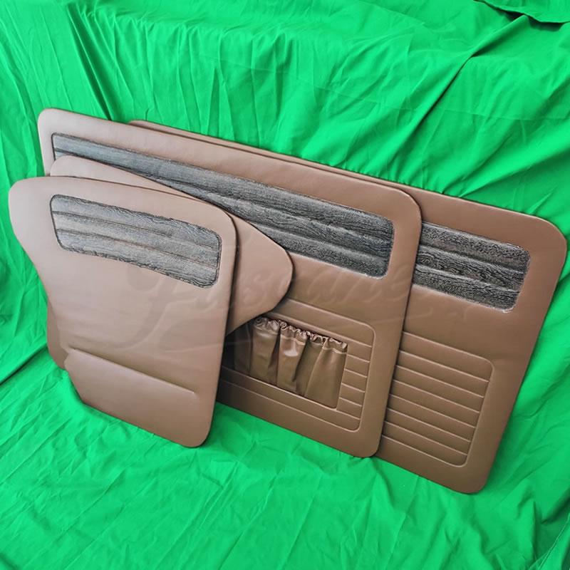 Tapas Forros Panel Puerta Marron Jacaranda VW Fusca ../77 