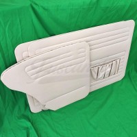 Tapas Forros Panel Puerta Crema VW Fusca ../77 