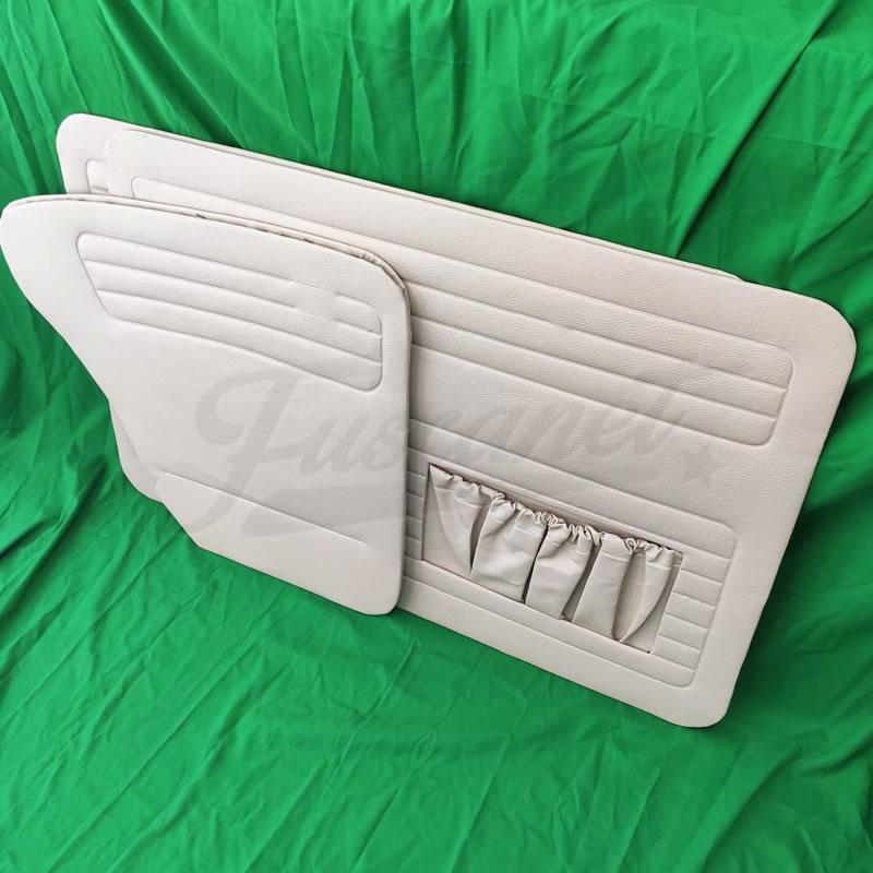 Tapas Forros Panel Puerta Crema VW Fusca ../77 