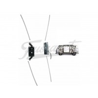 Varilla de accionamiento superior lateral izquierda de traba de puerta del medio Kombi 75 a 97